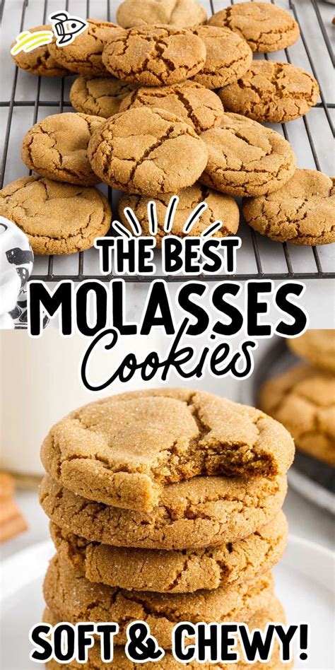 Molasses Cookies Molasses Cookies Recipe Cinnamon Cookies Recipes