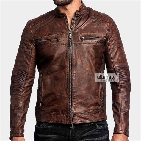 Get Stylish Biker Leather Jacket For Men Price in Pakistan