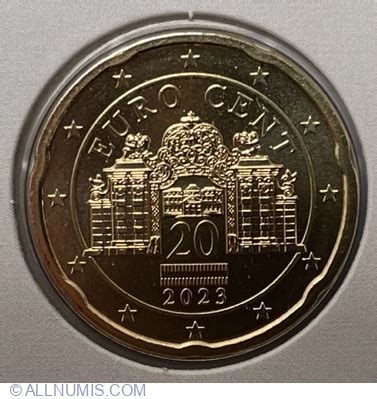 20 Euro Cent 2023 Euro 2020 2029 Austria Coin 48926