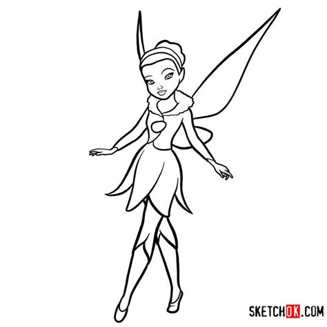 How To Draw Iridessa Disney Fairies Step By Step Drawing Tutorials