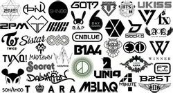 Kpop band Logos