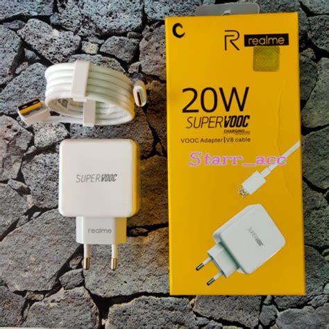 Jual Charger REALME SUPER VOOC 20W TYPE C ORIGINAL Shopee Indonesia