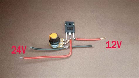 Convert 24vdc To 12vdc With Resistor