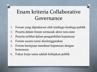 Collaborative Governance PPT