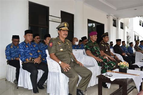 Upacara Hut Satpol Pp Ke Dan Satlinmas Ke Tahun Bupati