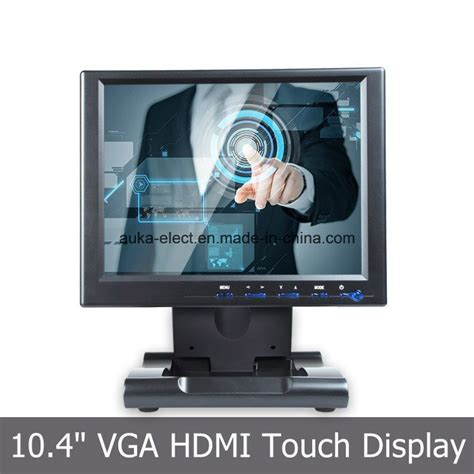 10 4 Inch LCD Monitor With 4 Wire Resistive Touch Panel Screen China