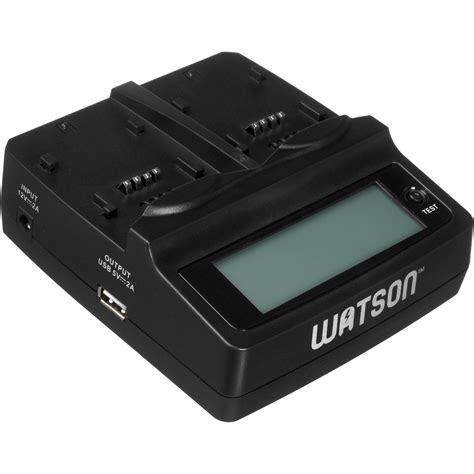 Watson Duo LCD Battery Charger DLC B H Photo Video