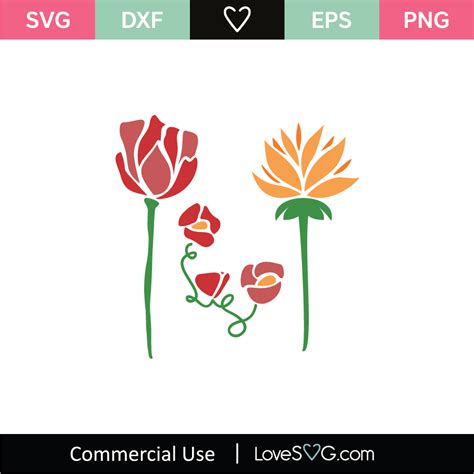 Fresh Flowers SVG