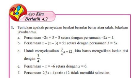 SOAL KUNCI JAWABAN Pelajaran Matematika Kelas 7 Hal 272 274 Tentukan