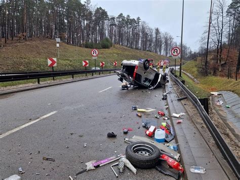 Wypadek w Gdyni Na zjeździe z Obwodnicy Trójmiasta na Estakadę