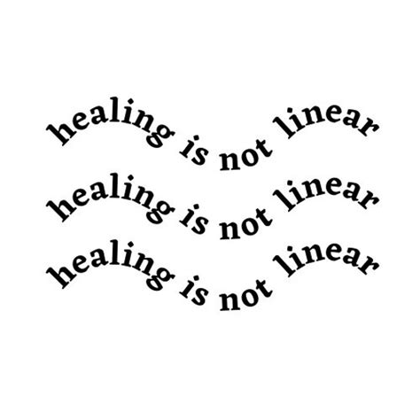 Healing Isn T Linear SVG Etsy