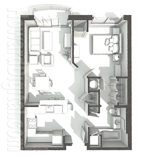 rendered floor plan drawing - Very Strong E-Journal Bildergalerie