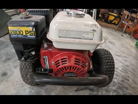 Excell Psi Commercial Pressure Washer Maintenance Youtube