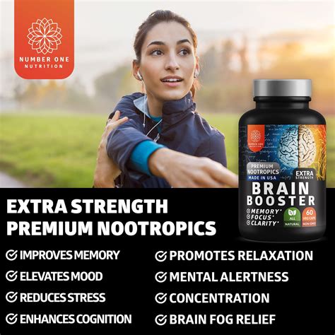 N1n Brain Supplement Nootropics Booster Immune Support 2x Caps