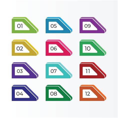 numbering icon vector art icons  graphics
