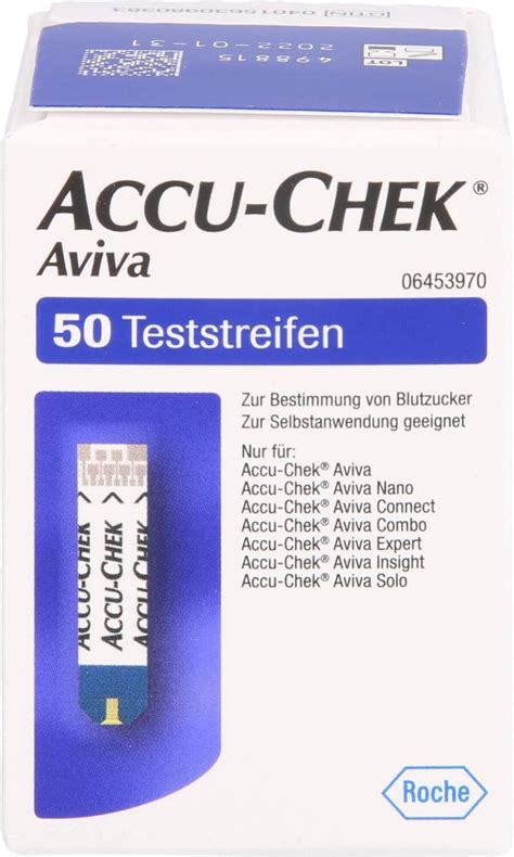 Accu Chek Aviva Teststreifen Plasma II 50 Stk Ab 20 88 April 2022