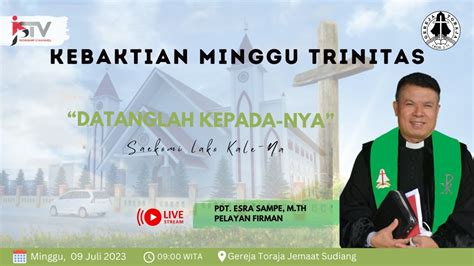 🔴[live] Ibadah Hari Minggu Gereja Toraja Jemaat Sudiang 09 07 2023