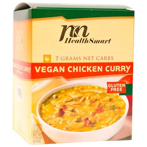 Healthsmart High Protein Diet Dinner Vegan Chicken Curry 15g Protein Low Calorie Low