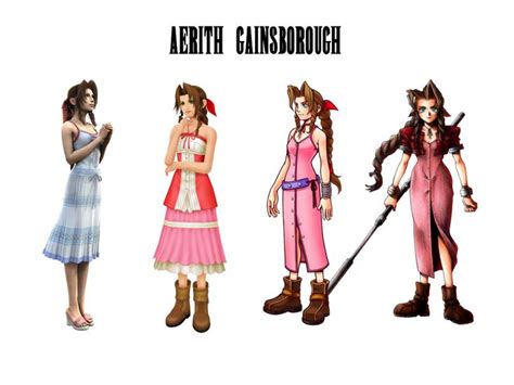 Aerith Gainsborough By Jocelynjeg On Deviantart Final Fantasy Vii Final Fantasy Girls Final