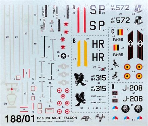F 16 C D Night Falcon F 16 B KLu Naval Models