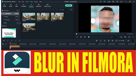 How To Blur Image Or Text In Filmora Filmora Blur Option How To