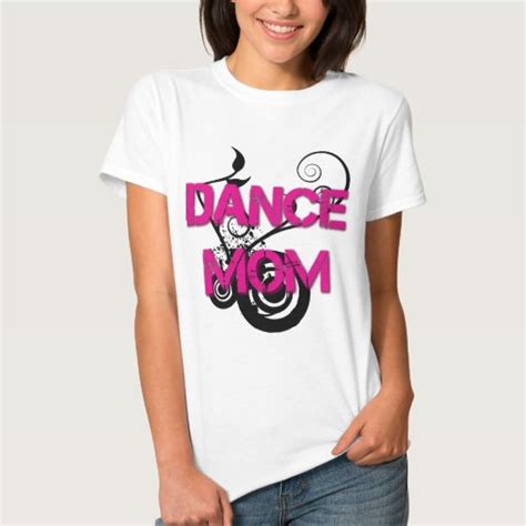 Hot Pink Dance Mom T Shirt Zazzle