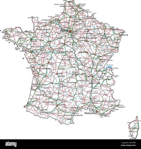 Haut Imagen Carte Routiere De France Fr Thptnganamst Edu Vn