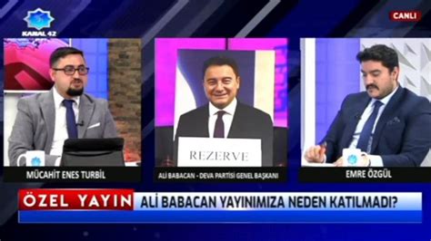 Ali Babacan yayına 5 saat kala programı iptal etti gazeteciler böyle