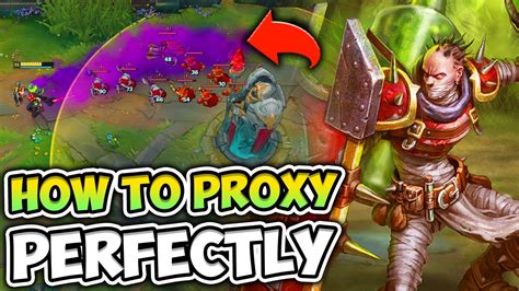 How To Proxy Singed Perfectly In Season 11 Rank 1 Singed League Of