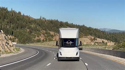 Tesla Tidbits On Twitter Rt Driveteslaca Just A Tesla Semi Casually