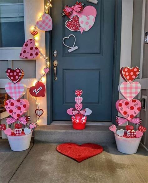 65 Romantic Valentines Day Porch Decor Ideas To Welcome Love To Your