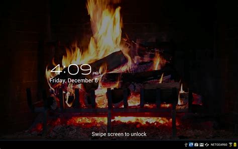 Скачать Virtual Fireplace Live Wallpaper FREE 2.3 для Android