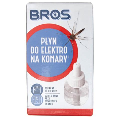 Bros Płyn do elektro na komary 60 nocy 40 ml cena Medpak