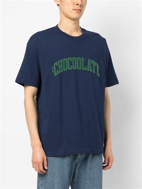 Chocoolate Logo Print T Shirt Farfetch