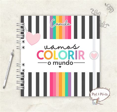 Planner Pocket Semanal Coleção Rainbow Colorindo o Mundo 5