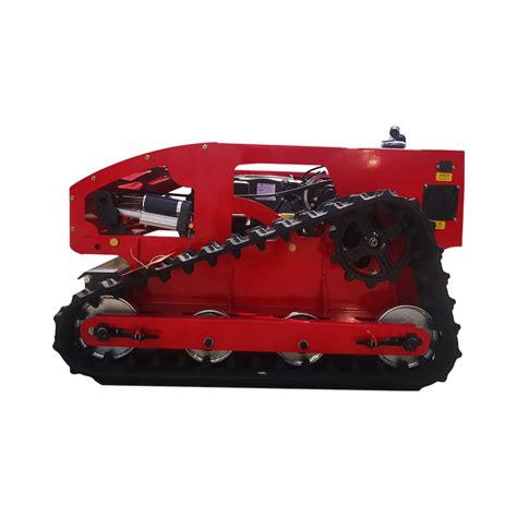 800 Mm Cutting Width Zero Turn Robotic Crawler Lawn Mower Multi Functional Radio Controlled Lawn