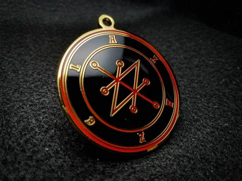 Azazel Sigil Pendant Satanic Ritual Medallion | Etsy