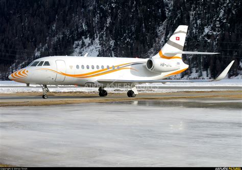 Hb Jtc Private Dassault Falcon S At Samedan Engadin Photo Id