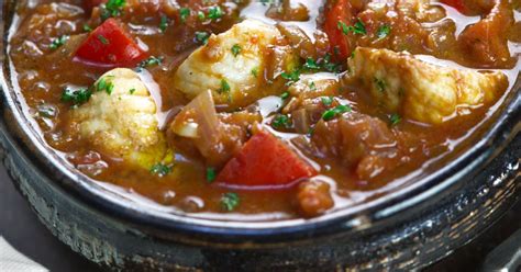 A Delicious And Comforting Fish Stew With Classic Spanish Flavors That