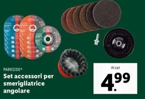 Parkside Set Accessori Per Smerigliatrice Angolare Al Set Offerta Di Lidl