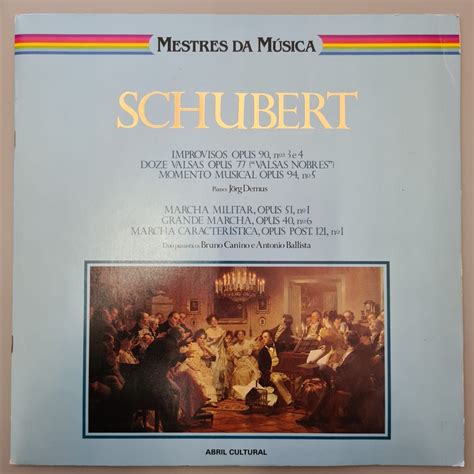 Disco De Vinil Mestres Da M Sica Schubert Interprete Franz Schubert