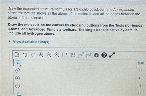 [Solved]: Draw the expanded structural formula for 1,3-dich