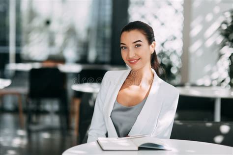 Portrait Buisness Women Stock Photo Image Of Face Background