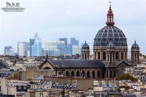 View Of La Defense From Printemps MetroScenes Paris France