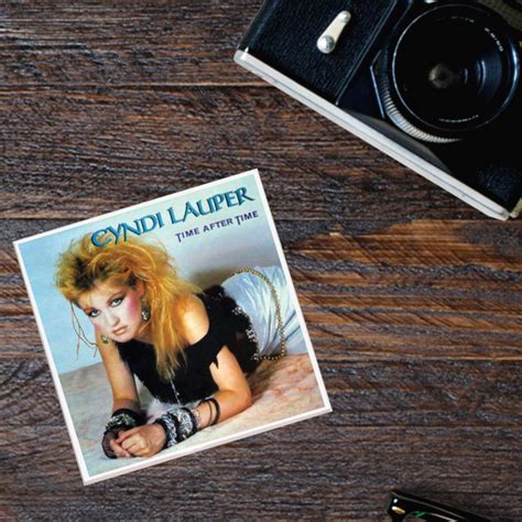 Cyndi Lauper 'Time After Time' Album Coaster – Madcap & Co