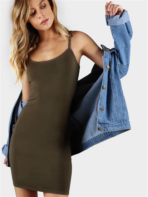 Mini Cami Bodycon Dress Shein Sheinside