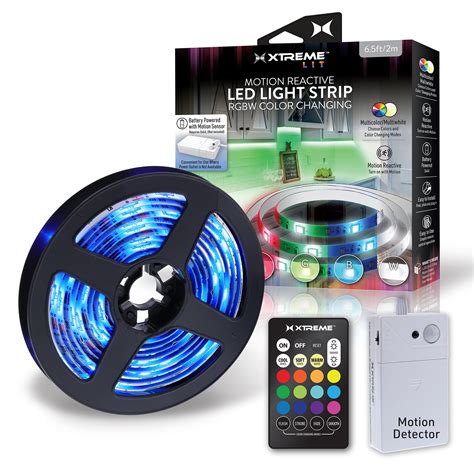 Xtreme Lit Ft Indoor Motion Activated Rgbw Color Changing Led Light