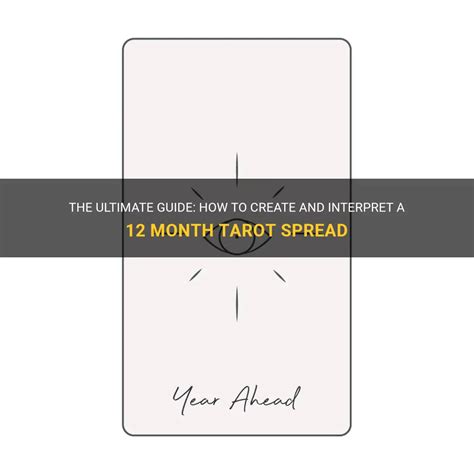 The Ultimate Guide How To Create And Interpret A 12 Month Tarot Spread Shunspirit