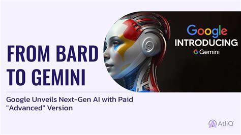 From Bard To Gemini Google Unveils Next Gen AI With Paid Advanced