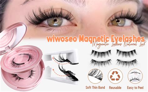 Wiwoseo Lot De Paires De Cils Magn Tiques Sans Colle Aspect Naturel